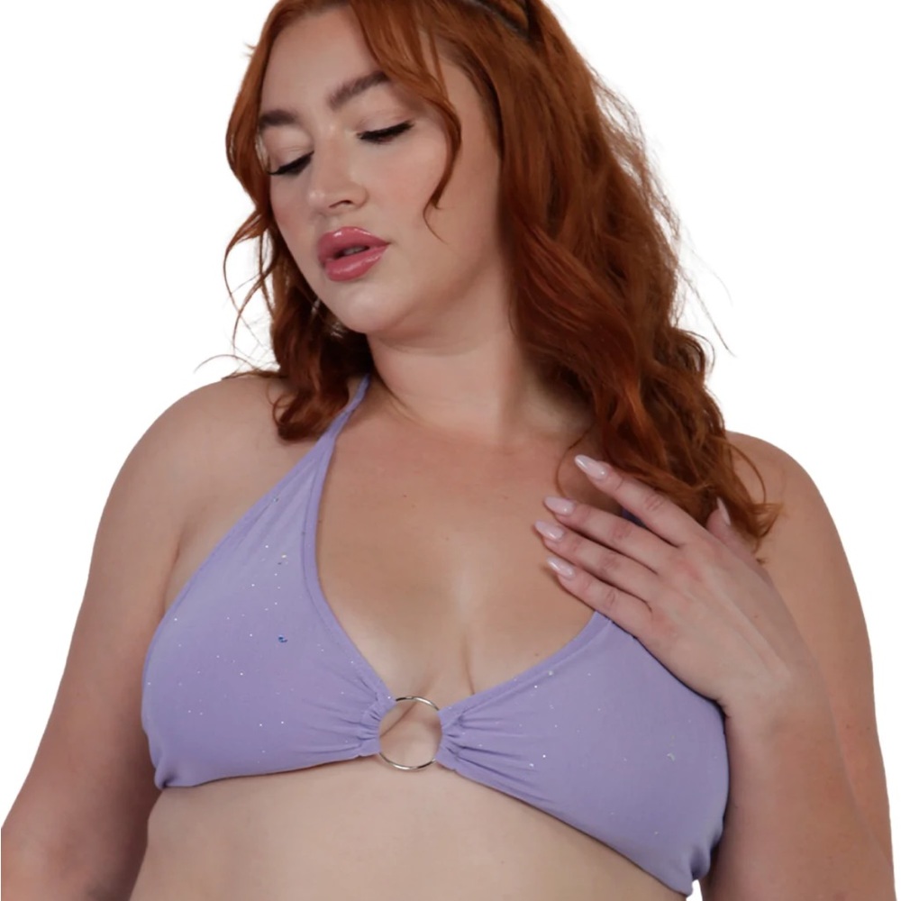 iHeart Raves Mesh O-Ring Top
